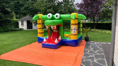 Mini Bounce Krokodil Springkussen