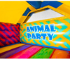 Slide Combo Animal Party Springkussen huren