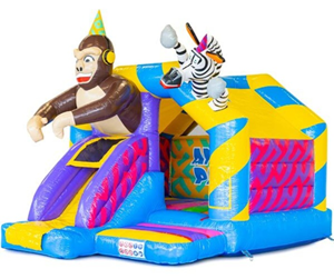 Slide Combo Animal Party Springkussen huren