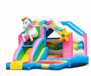 Slide Combo Unicorn Springkussen