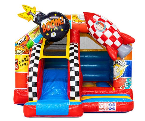 Slide-Combo-Comic-Springkussen Slide Combo Comic Springkussen