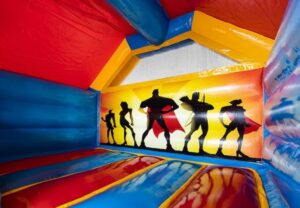 SpringkussenOpJeFeestje stroom verbruik Springkussen